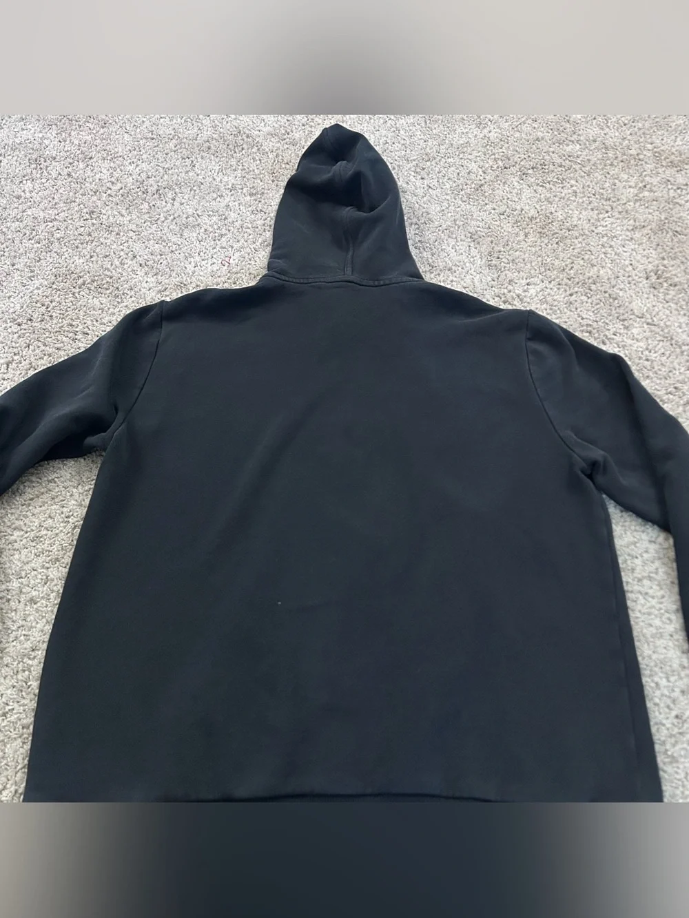 Calvin Klein Jeans Black Graphic Logo Pullover Hoodie Pocket youth L